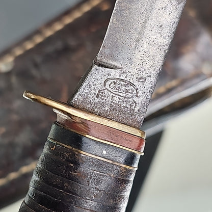 Solingen H 20 Germany Knife With Interesting Marking And Sheath Rare