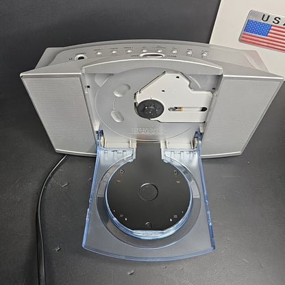 RCA Stereo CD Player Digital AM/FM Tuning Clock Radio RP3755 VTG CD Doesn't Spin