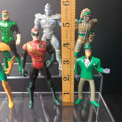 6x Vintage 80s 90s Batman Series Action Figures Used, See Photos, Read CN