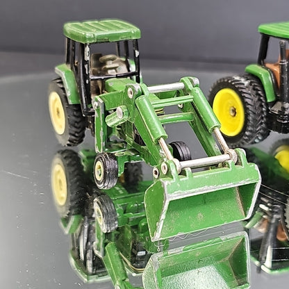 Ertl Joh Deere Diecast Tractor Pair Front End Loader Articulation 1:64 Read