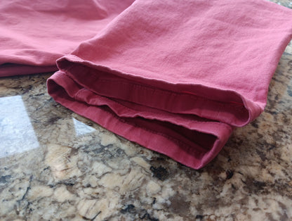 Size 8 Calvin Klein Skinny Crop Pink Jeans Casual Stretch Cotton Denim EPOC VN