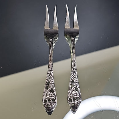 Arti 90 2 Prong Decorative Forks Pair Collectible 5.25 Inch Netherlands