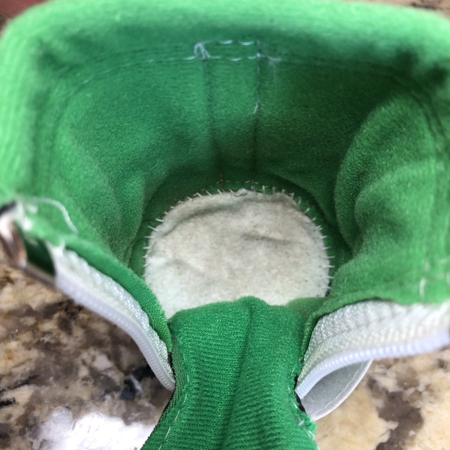 Size Large Top Paw Hard Sole Booties Non-skid Sole Adjustable Strap Zip Up CN