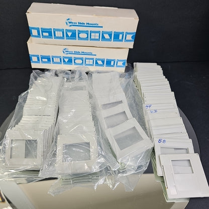 Wess Slide Mounts, for 35mm film slides, Some New, Some Used. See Photos