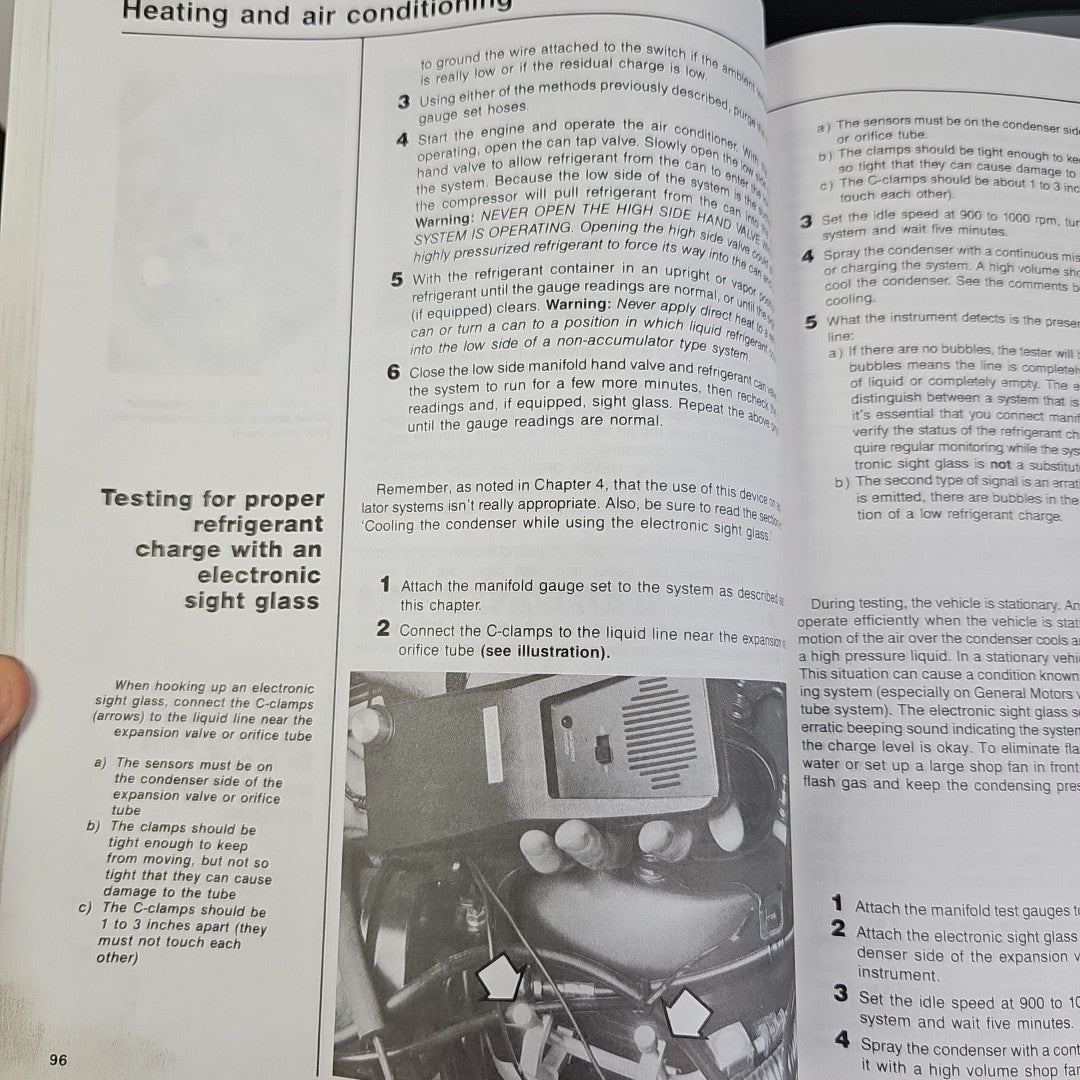 Haynes Automotive Heating & Air Conditioning Manual #1480 DIY Guide