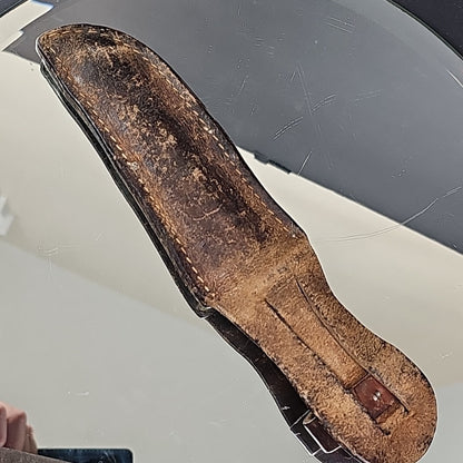 Solingen H 20 Germany Knife With Interesting Marking And Sheath Rare