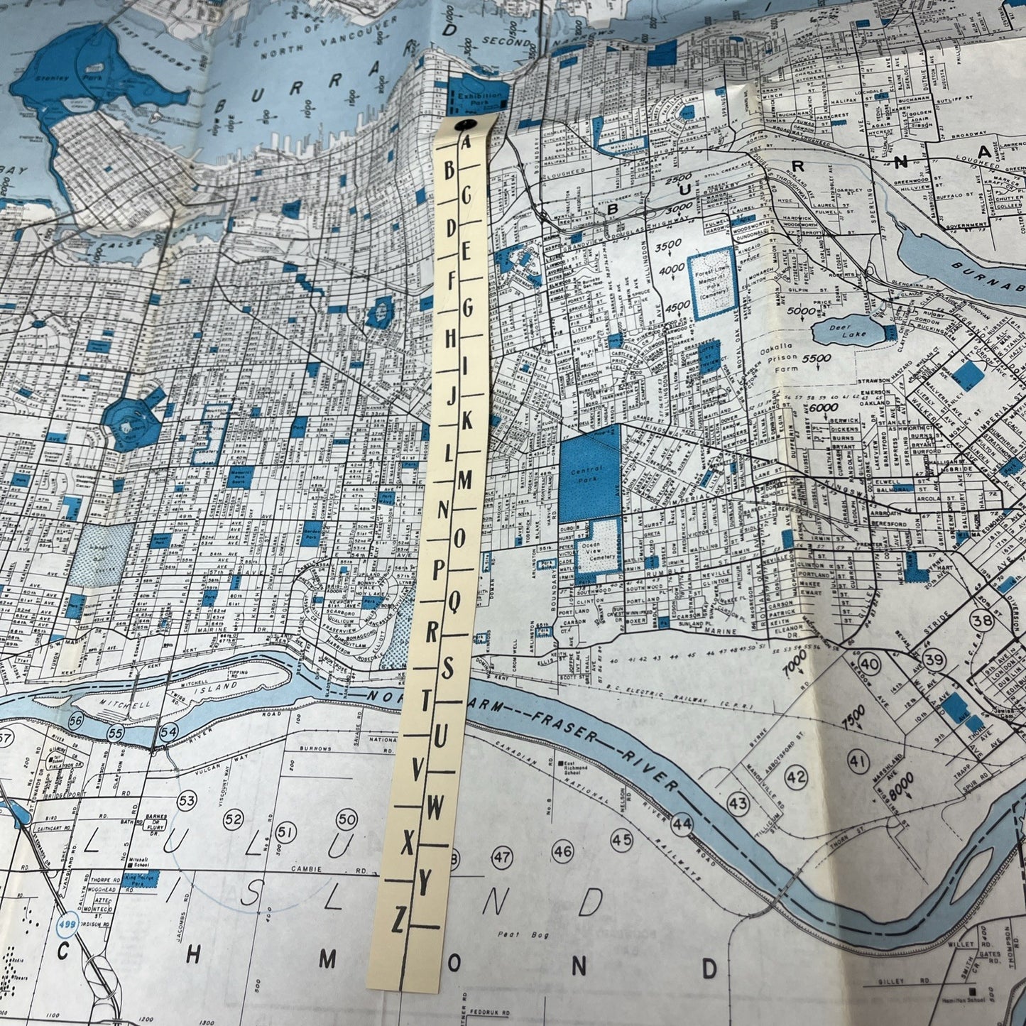 VTG Dominion Maps Dail Map Of The City Of Vancouver And Adjacent Municipalities