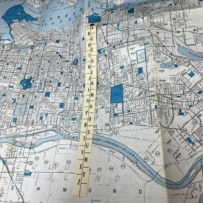 VTG Dominion Maps Dail Map Of The City Of Vancouver And Adjacent Municipalities
