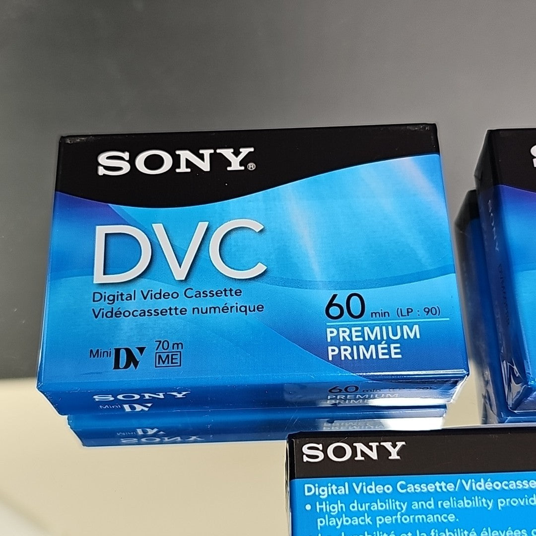 3pack Sony DVM60PRR Premium Mini Video Tape New And Sealed