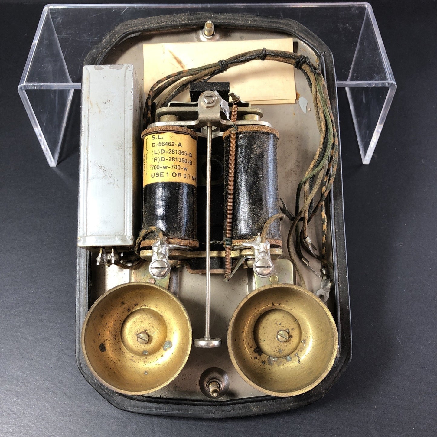 1940s Monophone Internal Ringer Mechanism Phillips Electrical AE34 AE35 Untested