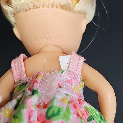 Mattel Barbie Vintage Kelly Girl Doll Blonde With Dress, Underwear And Shoes