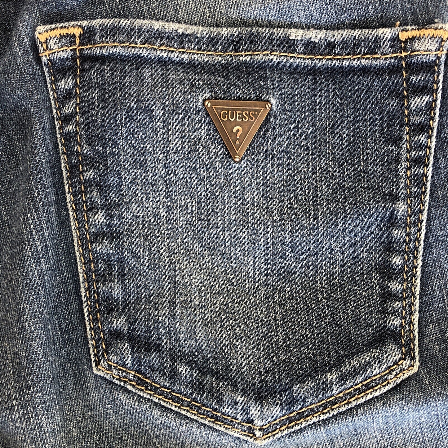 Size 28 X 30.5 Guess 1981 Womens Jeans Brittney Skinny Blue MX