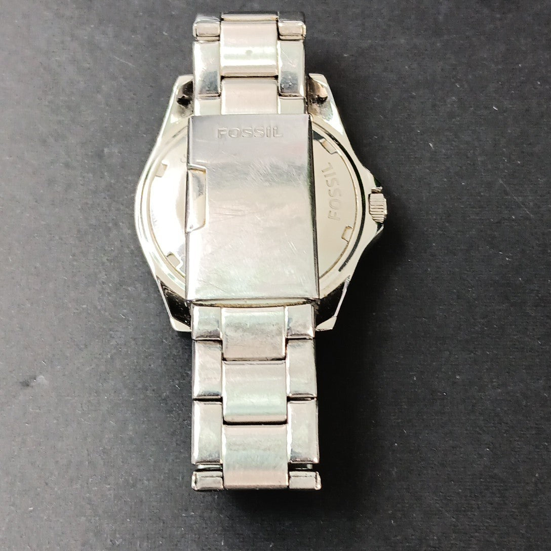 Fossil Riley ES3202 Women 37mm Stainless Steel Analog Dial Quartz Watch Chips