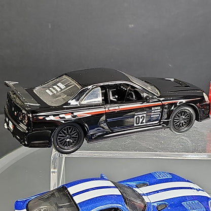 Skyline GT-R, Ferrari F40 And Two Dodge Vipers RT/10 And GTS Diecast Cars CN