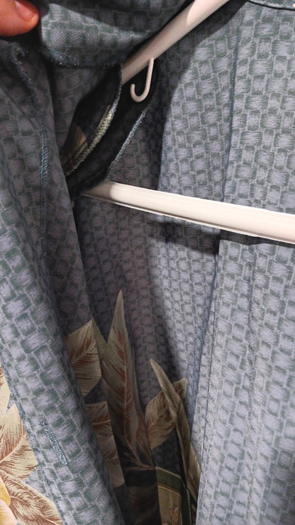 Medium Women's BOHO Teddi Shirt With Tropical Safari Hawaiian Beach Zebra MX