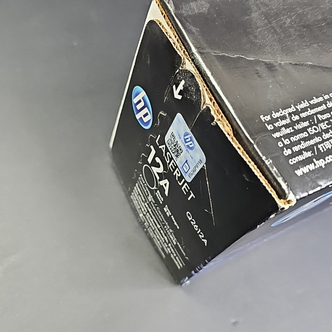 HP Q2612A 12A Genuine Toner Cartridge OEM Black 7616A001 New Factory Sealed