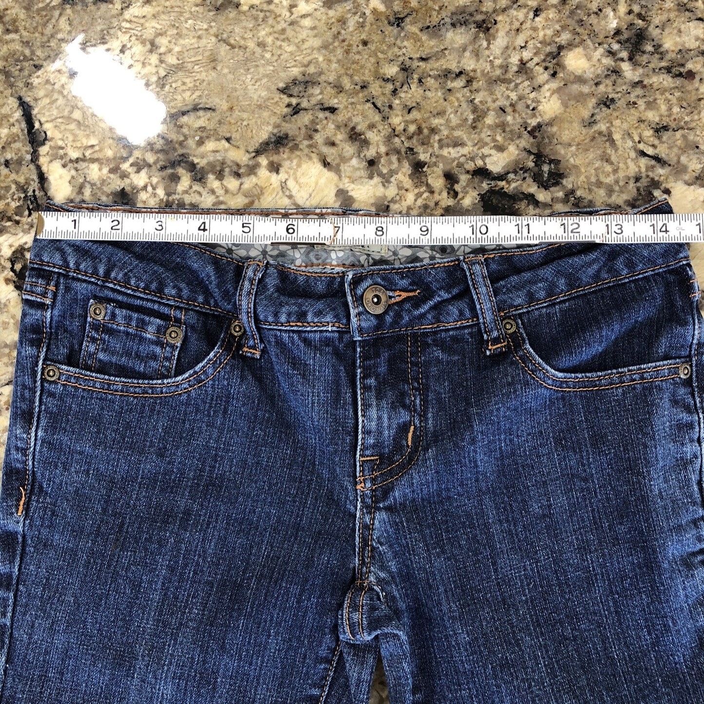 Size 5 X 31  725 Originals Womens Jeans Low Rise Bootcut Blue CN