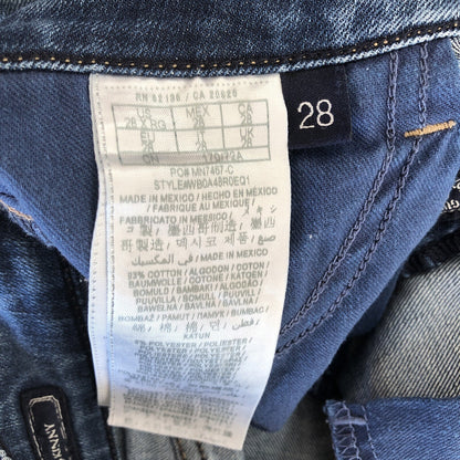 Size 28 X 30.5 Guess 1981 Womens Jeans Brittney Skinny Blue MX