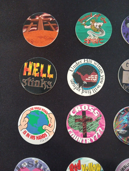 24 X Ultra Rare Christian Jesus God Religious Religion POG-Like Milk CAPS Lot