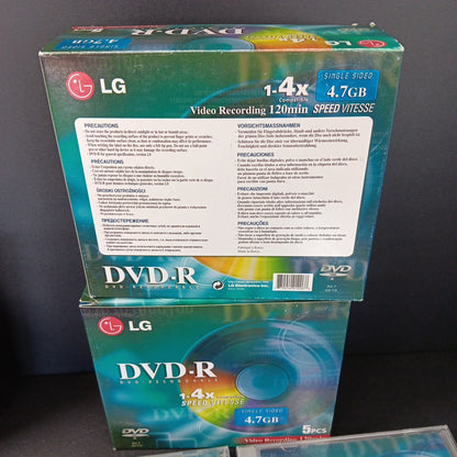 38 X New Dvd-R Blank Media Memorex (30pcs) And LG (8pcs) Taiwan Or Korea