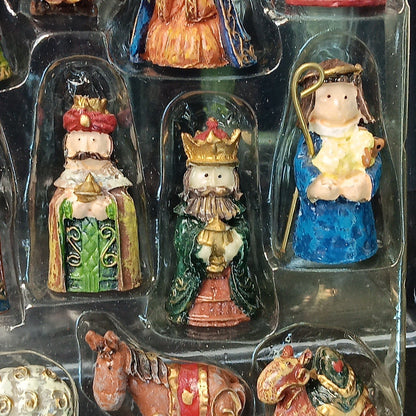 Village Nativity Set 11 Pieces Mini Set Christmas Decor CN