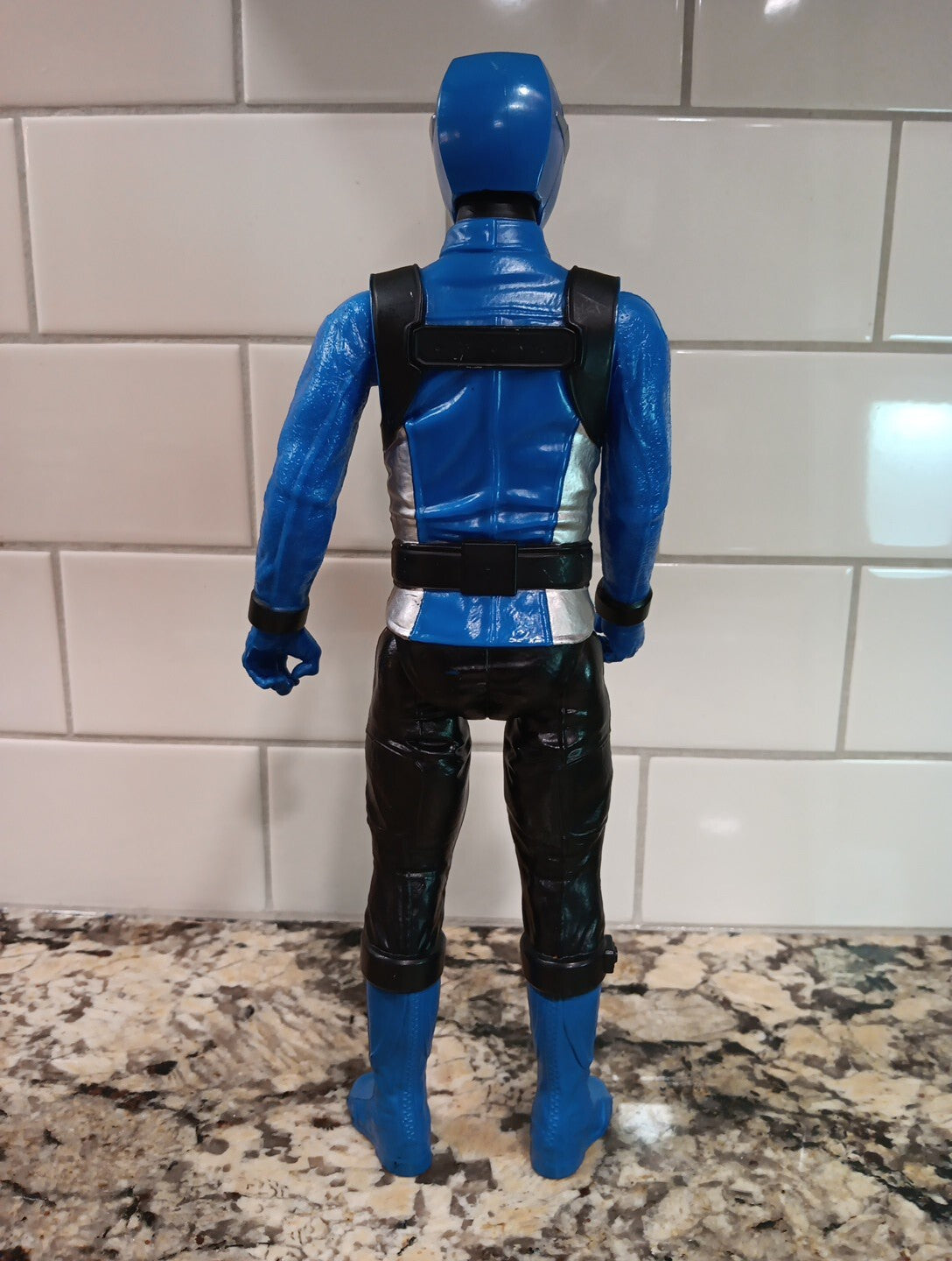 2018 Power Rangers 12" Lighting Collection Beast Morphers Blue Ranger Large