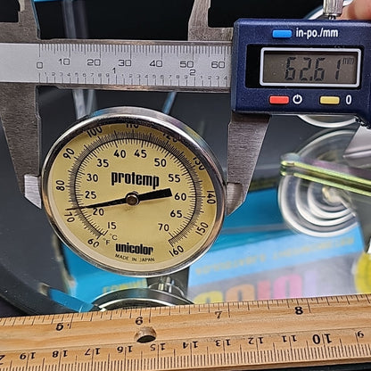 TWO Unicolor Protemp Thermometer Cat 348 Photo Lab Adjustable Luminescent