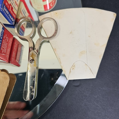 Vintage CURITY Automobile First Aid Kit Bauer & Black Near Completely Full WOW!