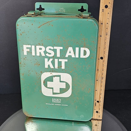 First Aid Kits Canadian Vintage Johnson Johnson Safety & Supply Co. EMPTY Canada