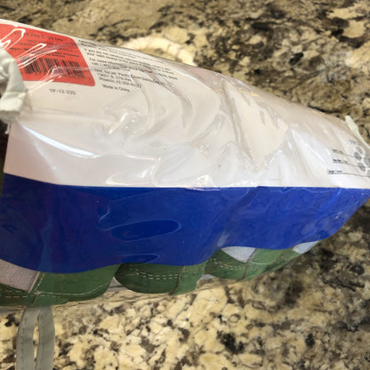 Size Large Top Paw Hard Sole Booties Non-skid Sole Adjustable Strap Zip Up CN