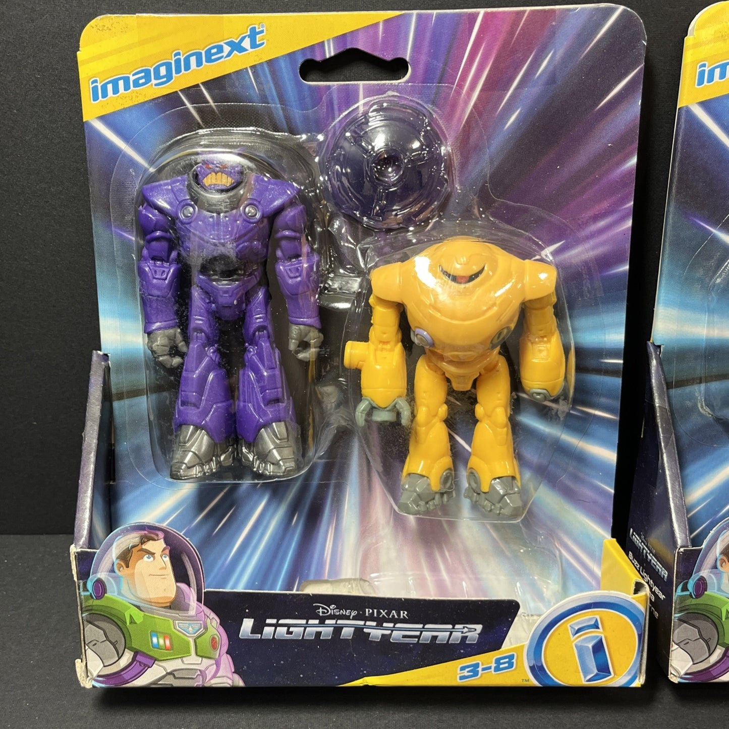 Disney Pixar Lightyear Action Figures Set of 2 Fisher-Price Mattel Imaginext CN