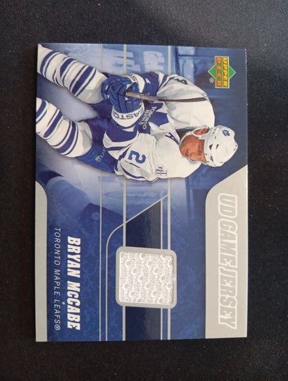 2006-07 Upper Deck Series 2 UD Game Jersey Bryan McCabe #J2-BR