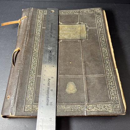 Vintage Elbert Hubbard’s Scrap Book 1923 Roycrofters Leather Bound * READ USA