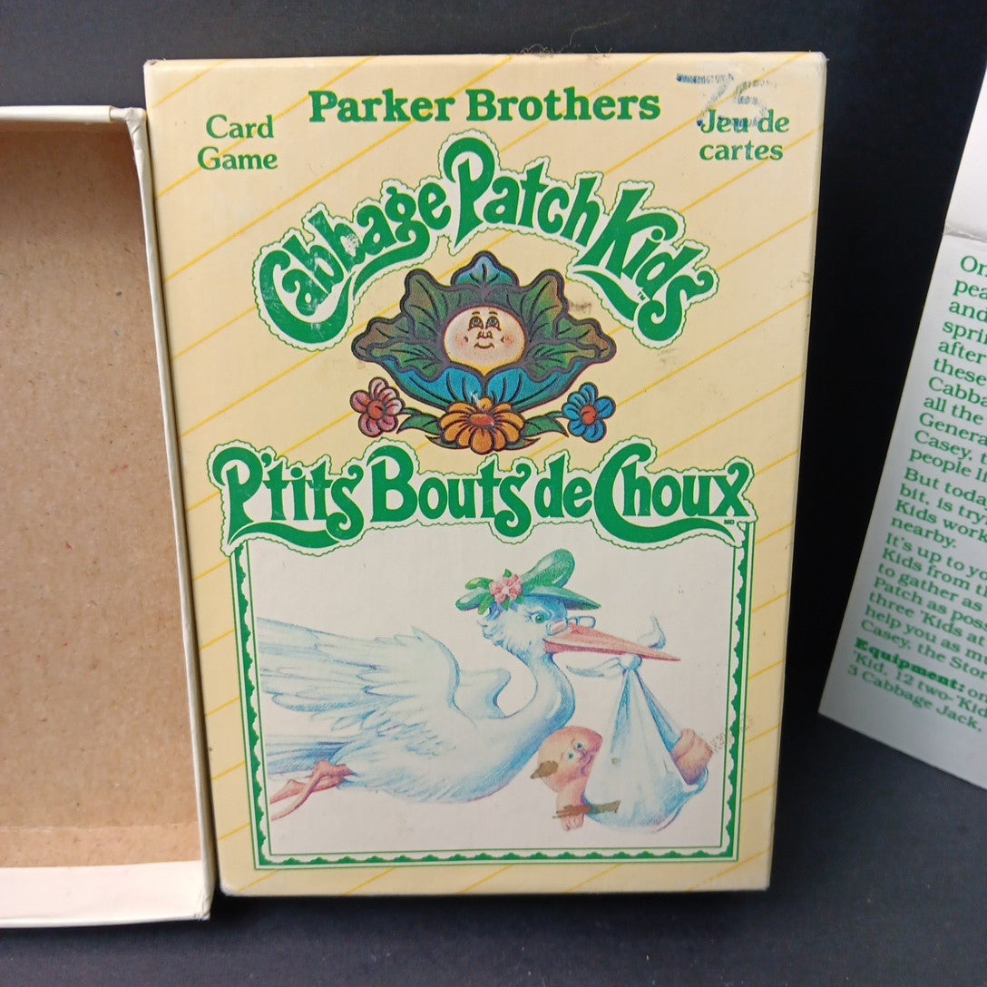 Vintage Parker Brother Cabbage Patch Kids CPK Card Game 1984 Complete in Box