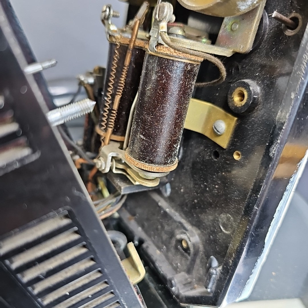 Vintage Black Automatic Electric AE50 Rotary Wall Telephone Needs Cleaning