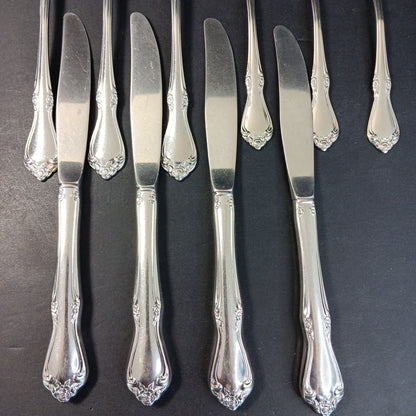 Baycrest Stainless Dinner Salad Forks Knives Cutlery Flatware 11pcs