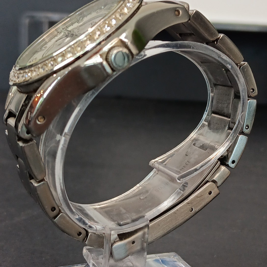 Fossil Riley ES3202 Women 37mm Stainless Steel Analog Dial Quartz Watch Chips