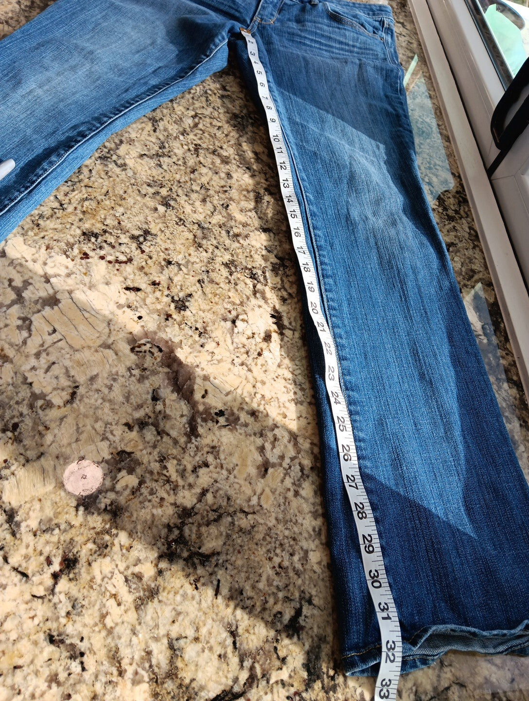 Abercrombie & Fitch Women's Jeans 10R 30W 33L Bootcut Blue Soft CN