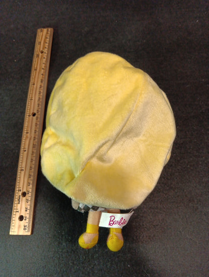 7'' Barbie Doll in Miniskirt Plush Licensed Authentic Cute big head