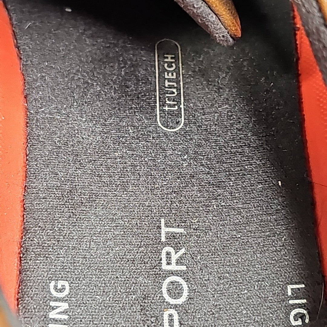 Rockport Cap Toe Derby Mens Dress Shoe Size 9 W Tan Brown Career Business India