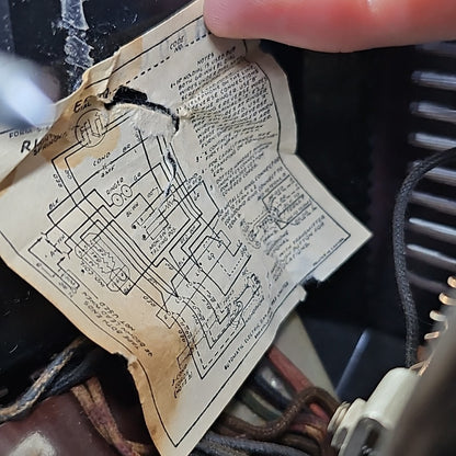 Vintage Black Automatic Electric AE50 Rotary Wall Telephone Needs Cleaning