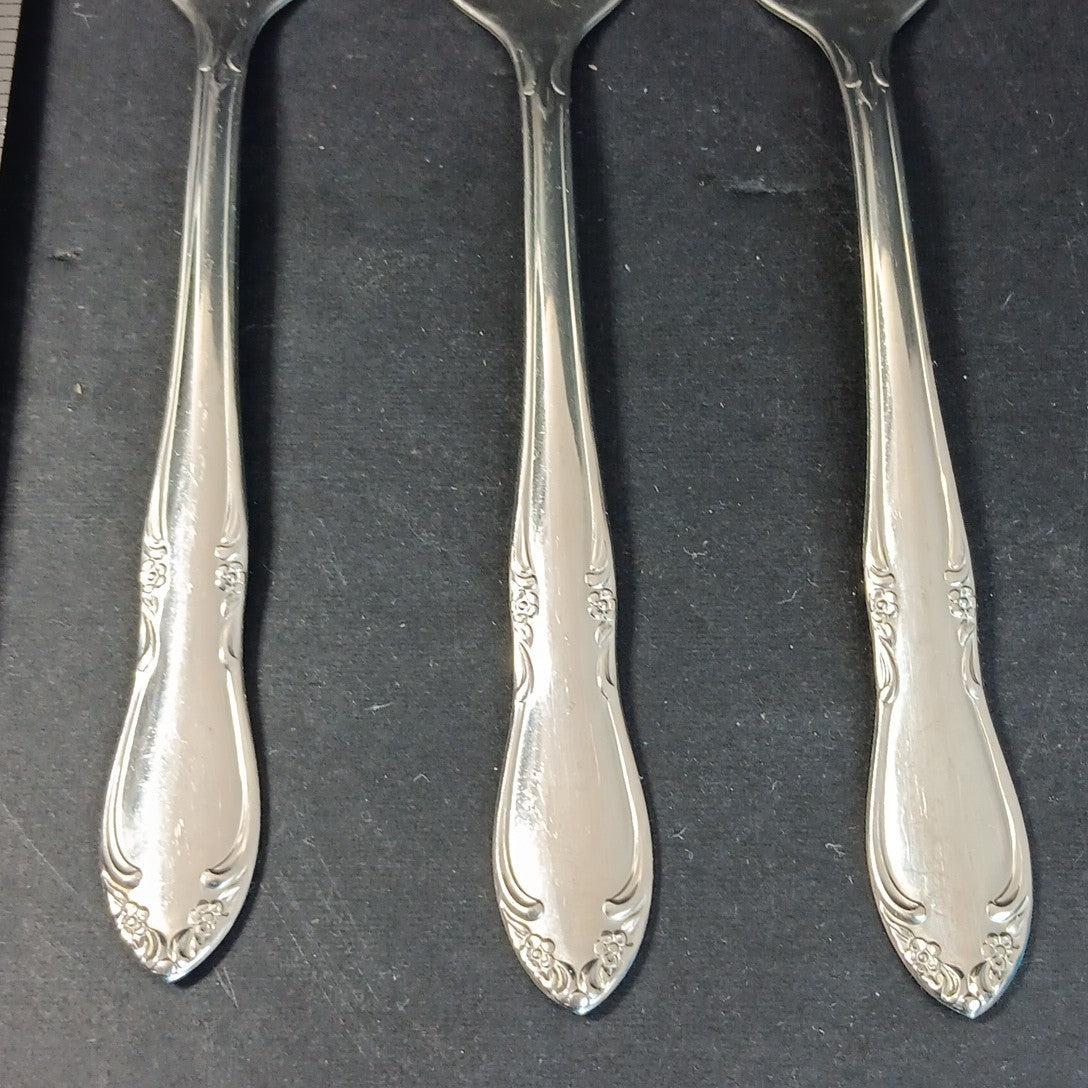 Set Of 3 Oneida Stainless Canada Forks