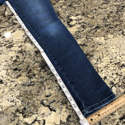 Size 28 X 30.5 Guess 1981 Womens Jeans Brittney Skinny Blue MX