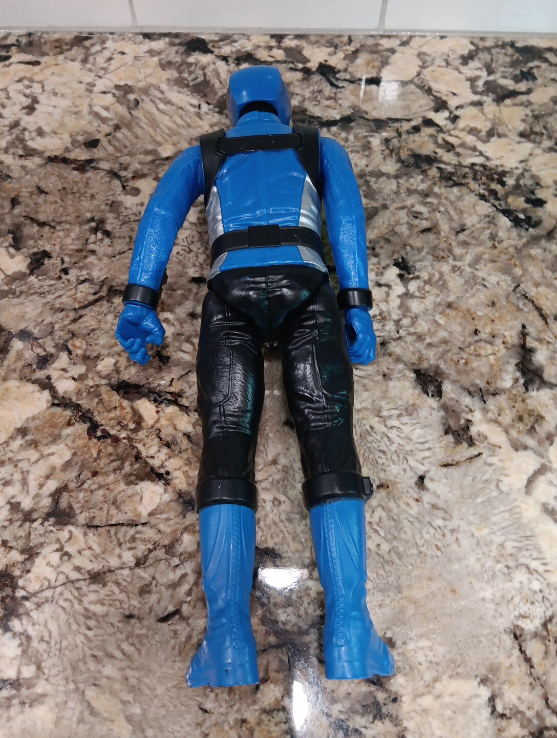 2018 Power Rangers 12" Lighting Collection Beast Morphers Blue Ranger Large