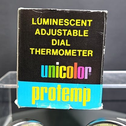 TWO Unicolor Protemp Thermometer Cat 348 Photo Lab Adjustable Luminescent