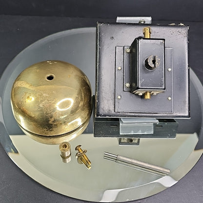 Unelco 283-J Telephone Bell Ringer Brass Bell 4V DC 1.6 Amp Vintage CANADA