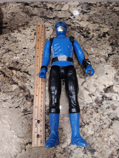 2018 Power Rangers 12" Lighting Collection Beast Morphers Blue Ranger Large