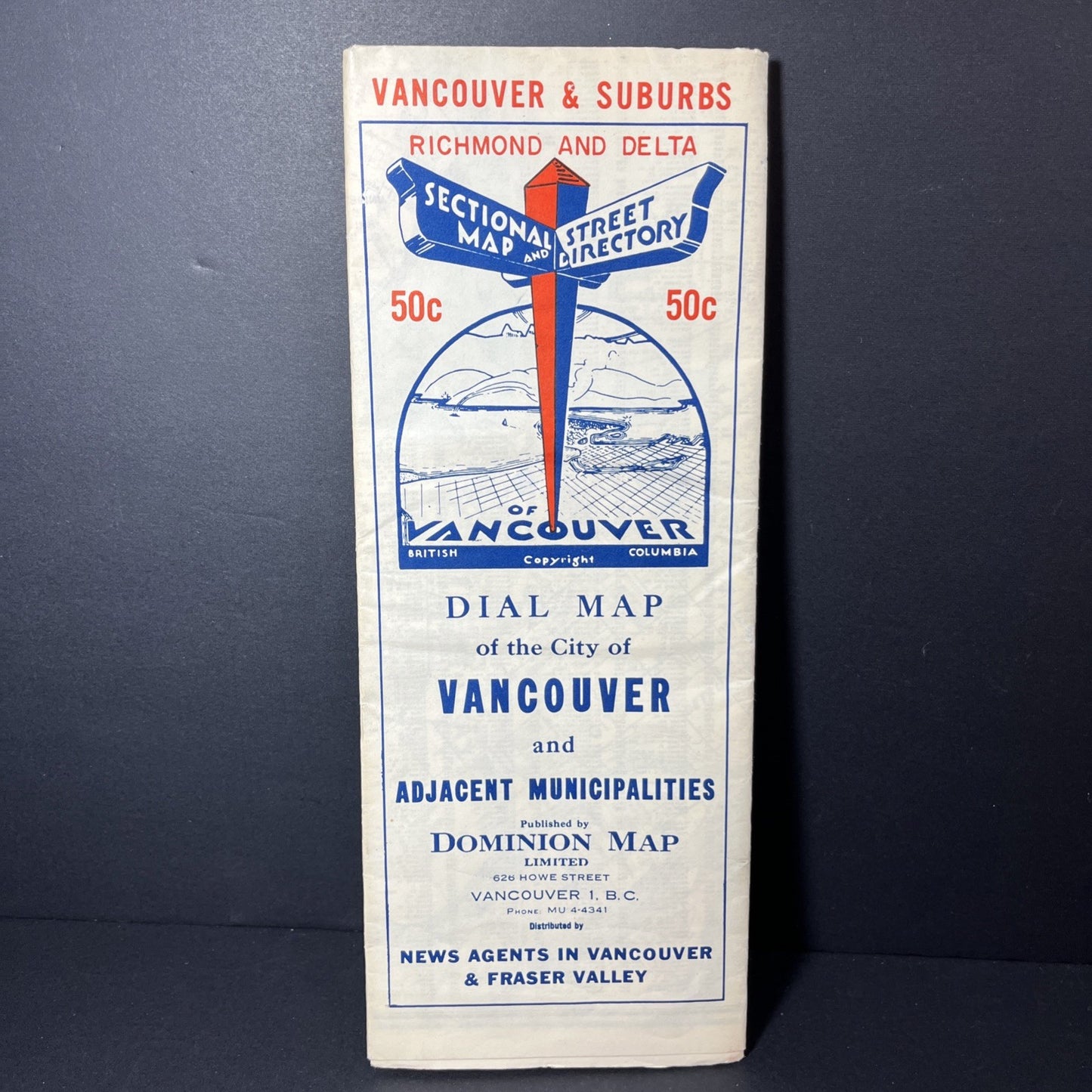 VTG Dominion Maps Dail Map Of The City Of Vancouver And Adjacent Municipalities