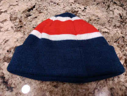 Stepchild Snowboards Patch Beanie Toque One Size Fits All. Blue Red White Cap X