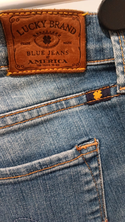 Size 6 / 28 Lucky Brand Sofi Capri Womens Jeans Stretchy CN